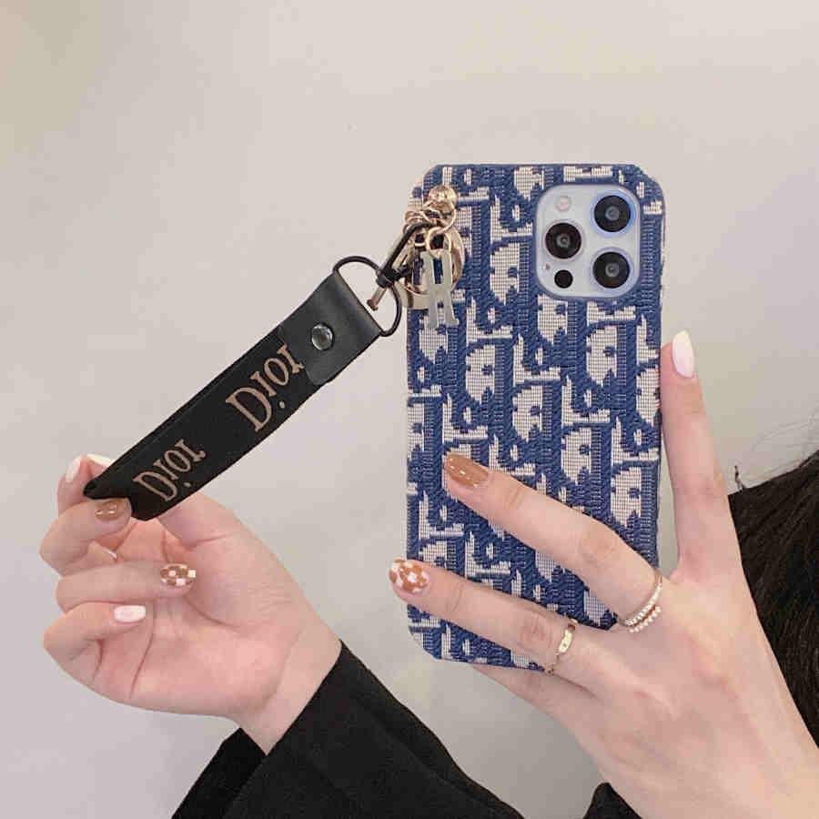 C.D Phone Case With Strap