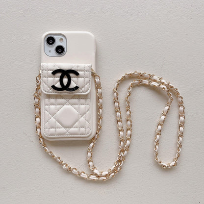 CC iPhone case on chain