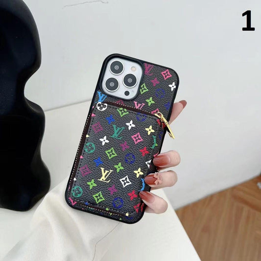 Lv Phone Case Wallet For IPhone 15 Pro