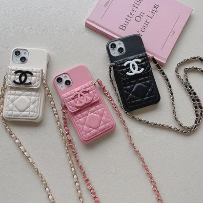 CC iPhone case on chain