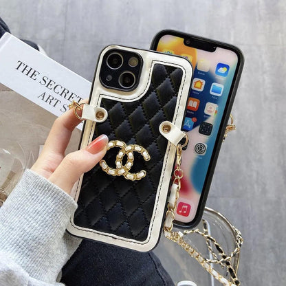 CC phone case with chain