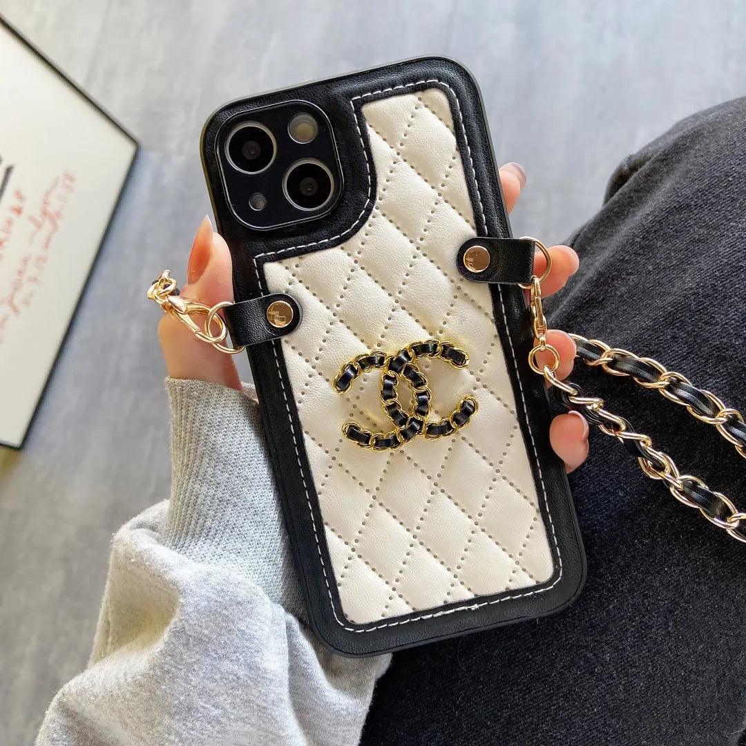 CC phone case with chain