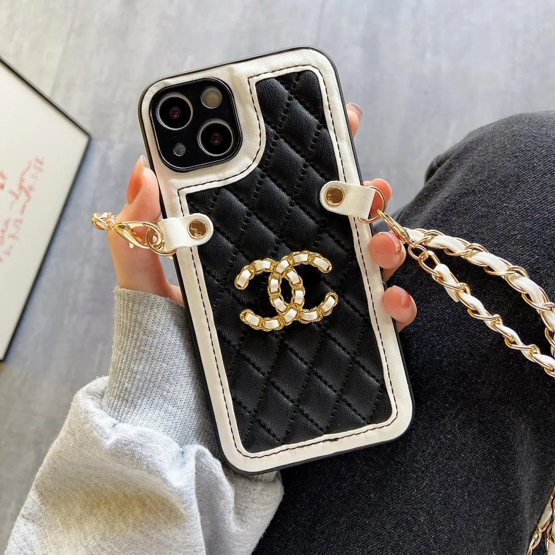 CC phone case with chain