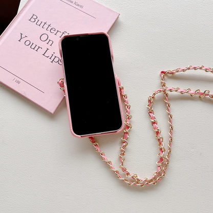 CC iPhone case on chain