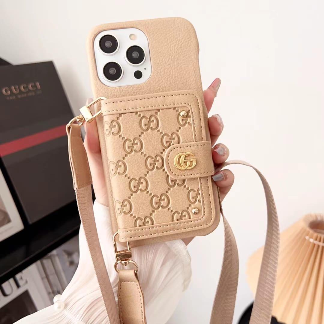 GG Iphone Case With Strap