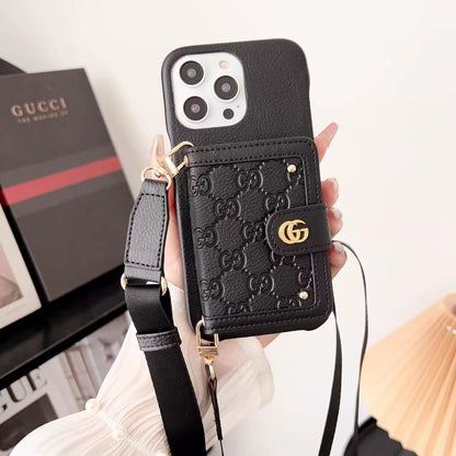 GG Iphone Case With Strap