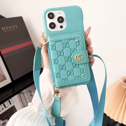 GG Iphone Case With Strap