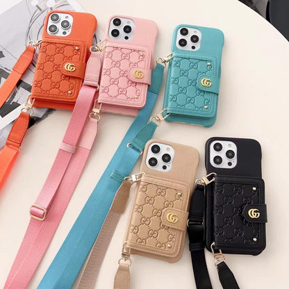 GG Iphone Case With Strap