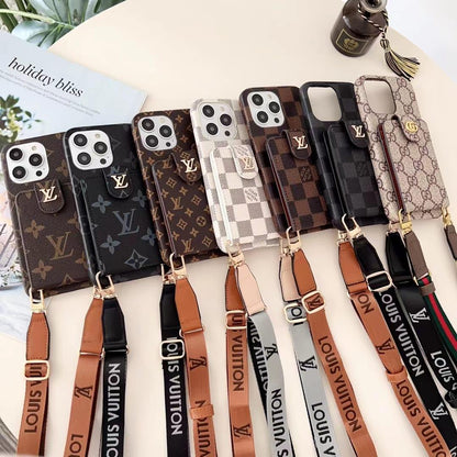 Phone Case With Strap And Card Holder