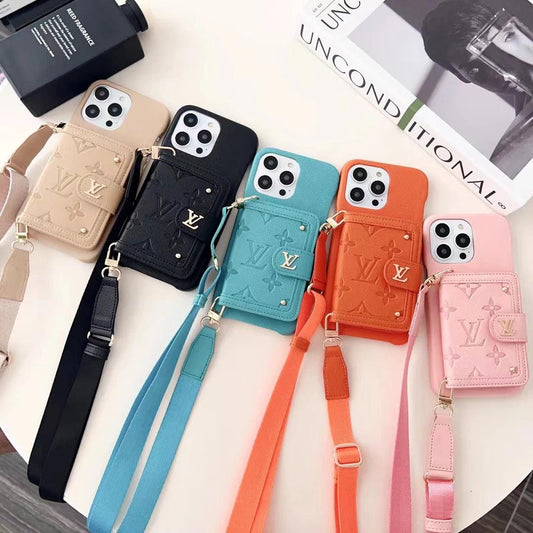 Phone Case With a Strap Card On Back