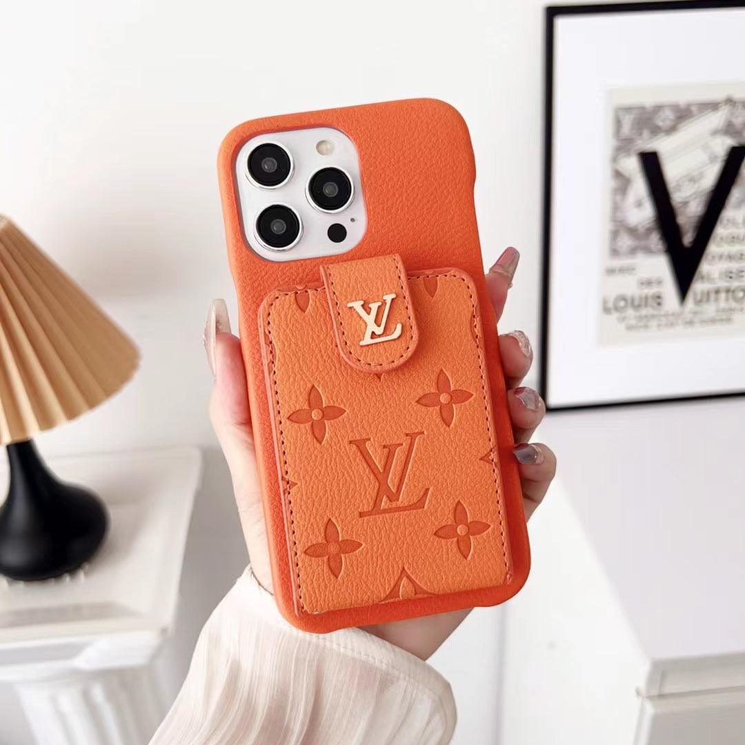 L.V Lv Iphone 11 Case With Card Holder