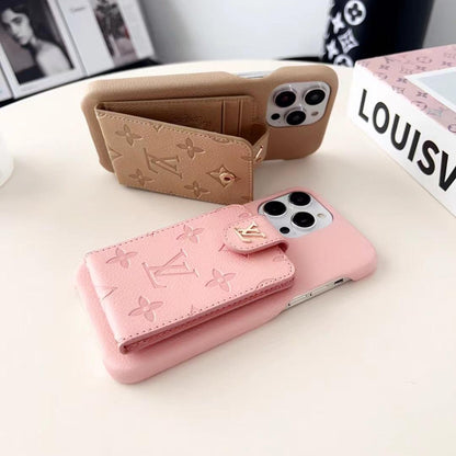 L.V Lv Iphone 11 Case With Card Holder