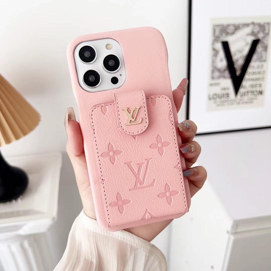 L.V Lv Iphone 11 Case With Card Holder