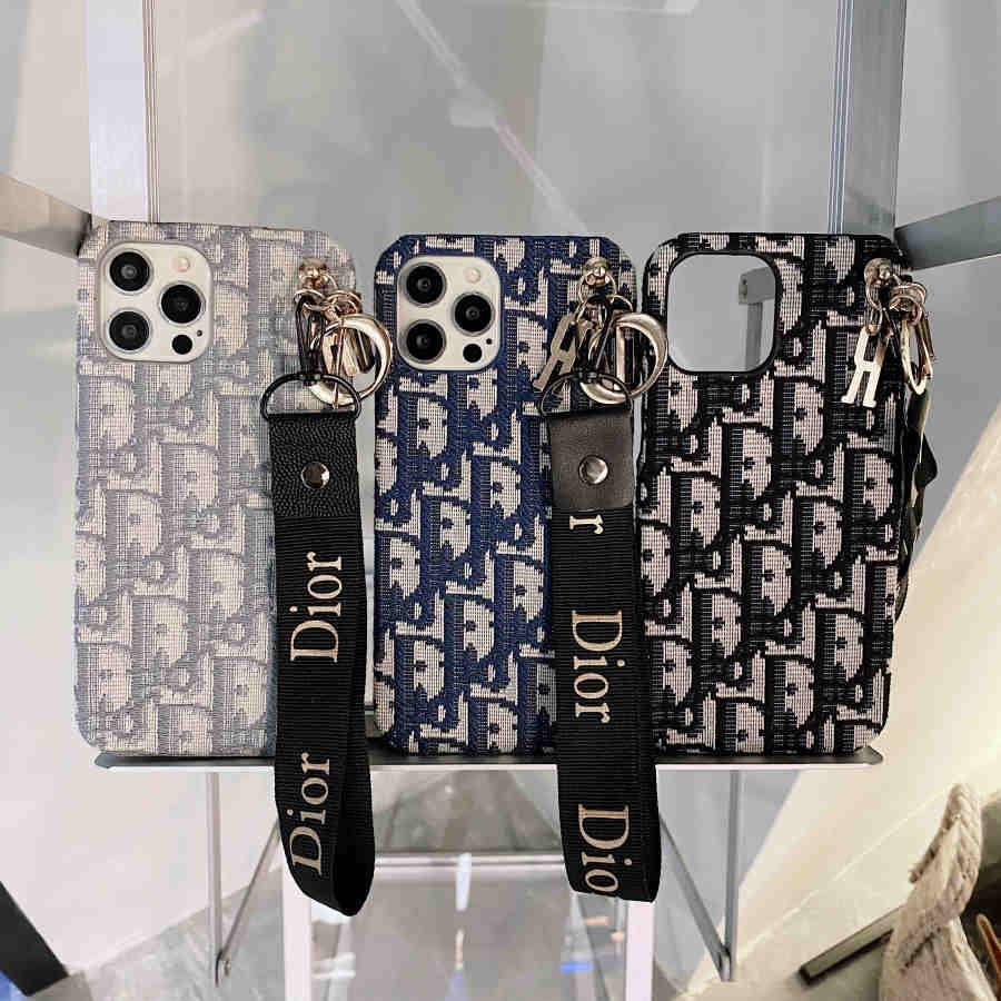 C.D Phone Case With Strap