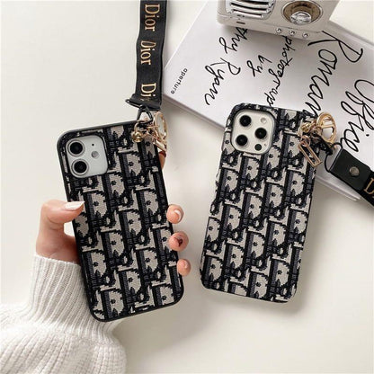 C.D Phone Case With Strap