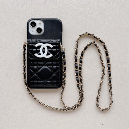 CC iPhone case on chain