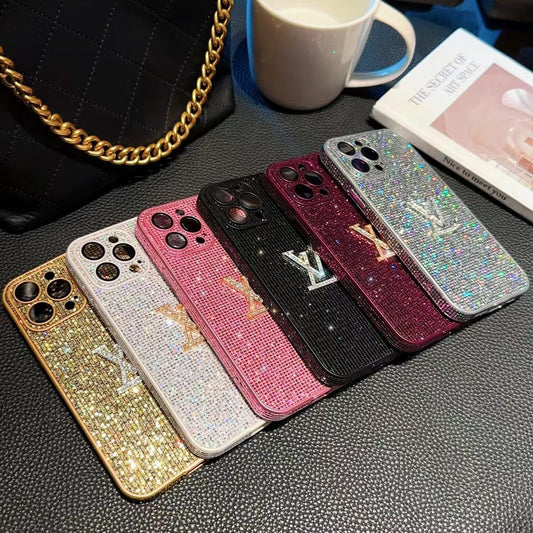 pink LV phone case